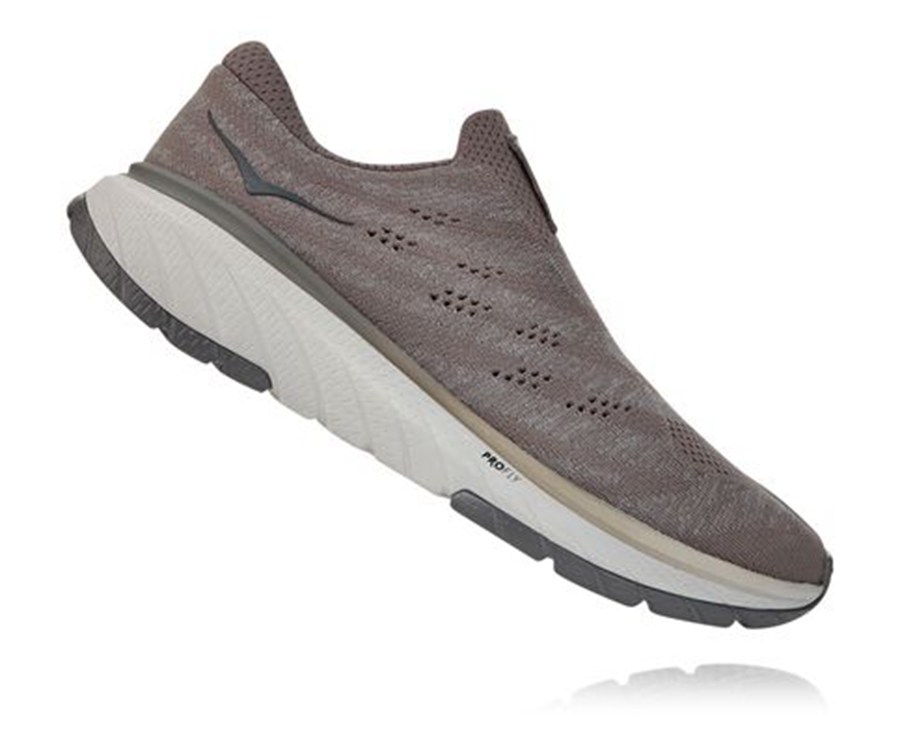 Hoka One One Cavu 3 Slip Löparskor Herr - Grå - CNOFU-5472